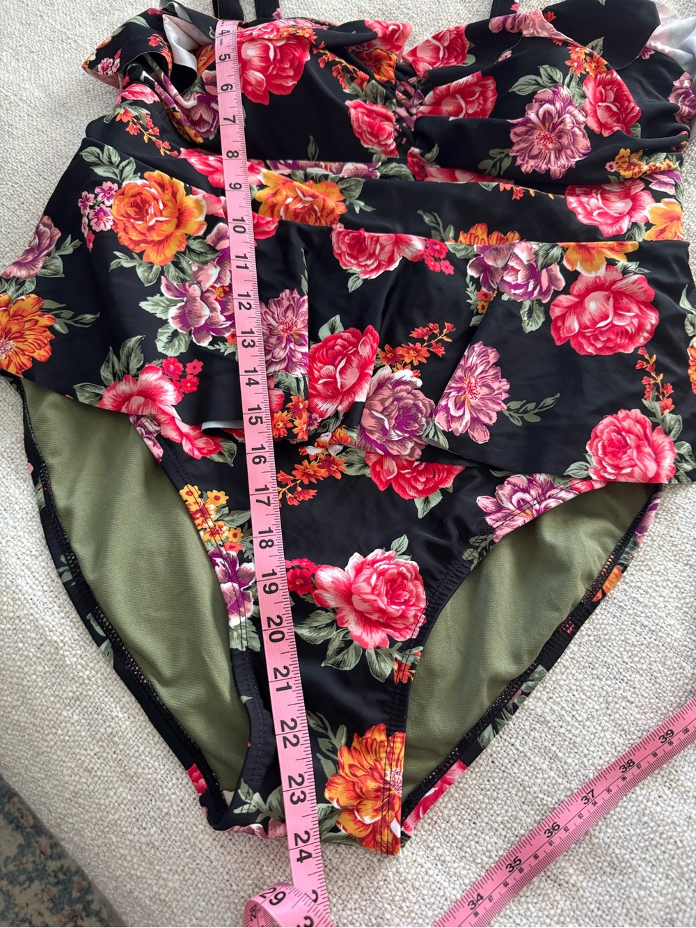 2 PK Swimsuits- Lands’ End Catalina Tankini & Terra & Sky Plus Size 1X 16W - Picture 16 of 16